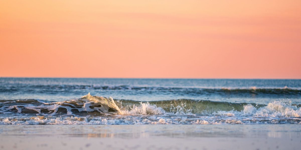 beach at sunset